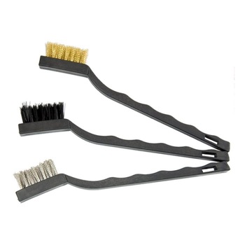 Set perii sarma, 3 buc, mici , manere din plastic, MTX Set perii sarma, 3 buc, mici , manere din plastic, MTX