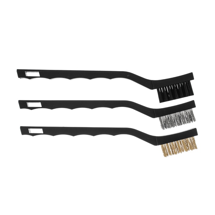Set perii sarma, 3 buc, mici, manere din plastic, MTX