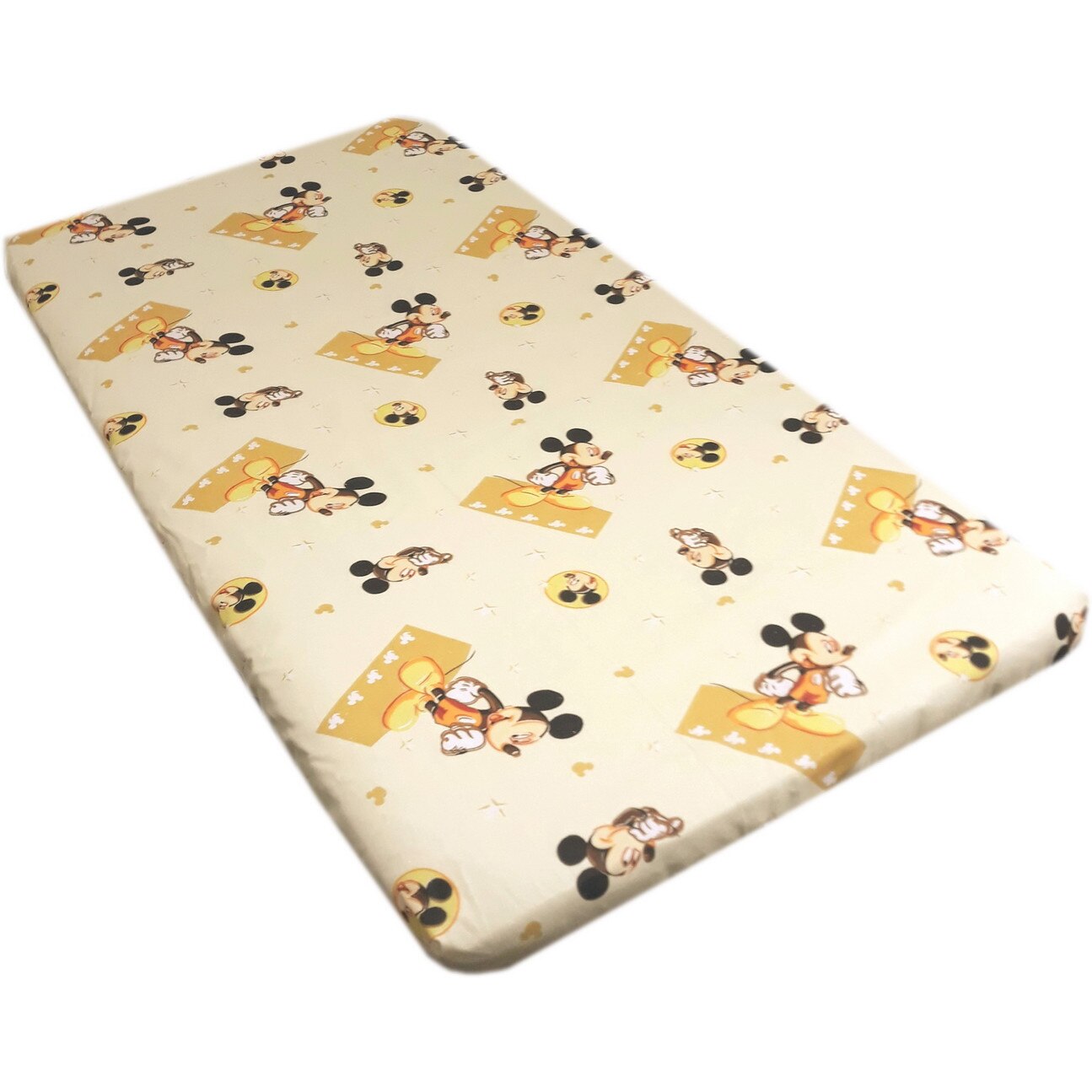 Cearceaf cu elastic 120 x 60 cm soricelul crem