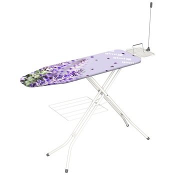 Masa de calcat GIMI Prestige, 122 x 38 cm, model lavanda Masa de calcat GIMI Prestige, 122 x 38 cm, model lavanda