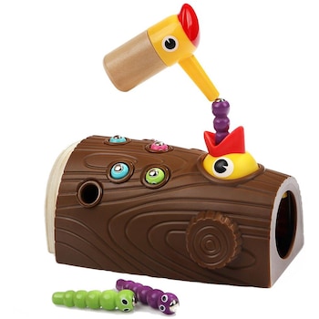 Jucarie de indemanare Hraneste ciocanitoarea Jucarie de indemanare Hraneste ciocanitoarea