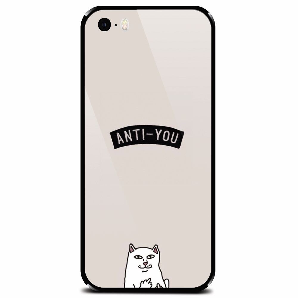 Husa din sticla securizata pentru Apple iPhone 5, Anti You