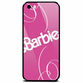 Husa din sticla securizata pentru Apple iPhone 5, Barbie Husa din sticla securizata pentru Apple iPhone 5, Barbie