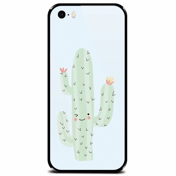 Edzett üvegtok Apple iPhone 5, Cactus telefonhoz