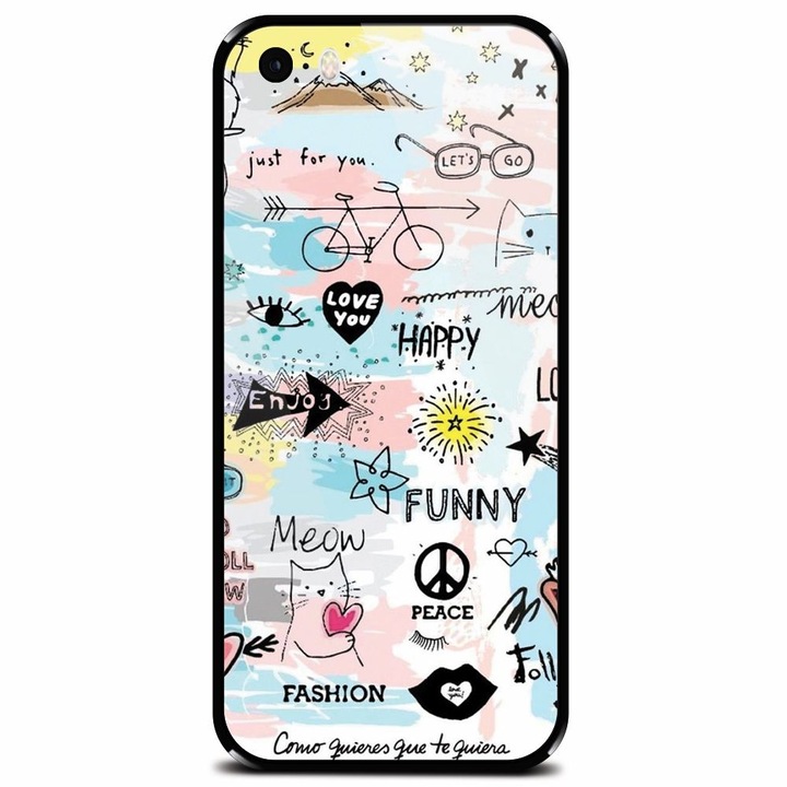 Biztonságos üvegtok Apple iPhone 5 készülékhez, élvezze