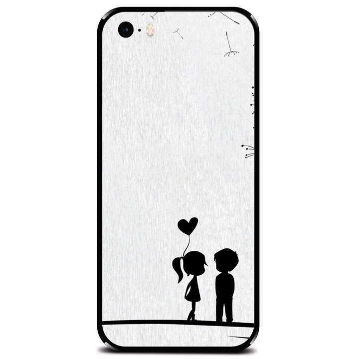 Edzett üvegtok Apple iPhone 5, In Love telefonhoz