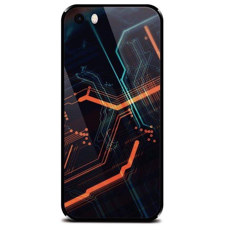 Védett üvegtok Apple iPhone 5, áramkörökhöz