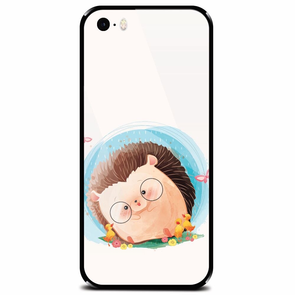 Husa din sticla securizata pentru Apple iPhone 5, Arici