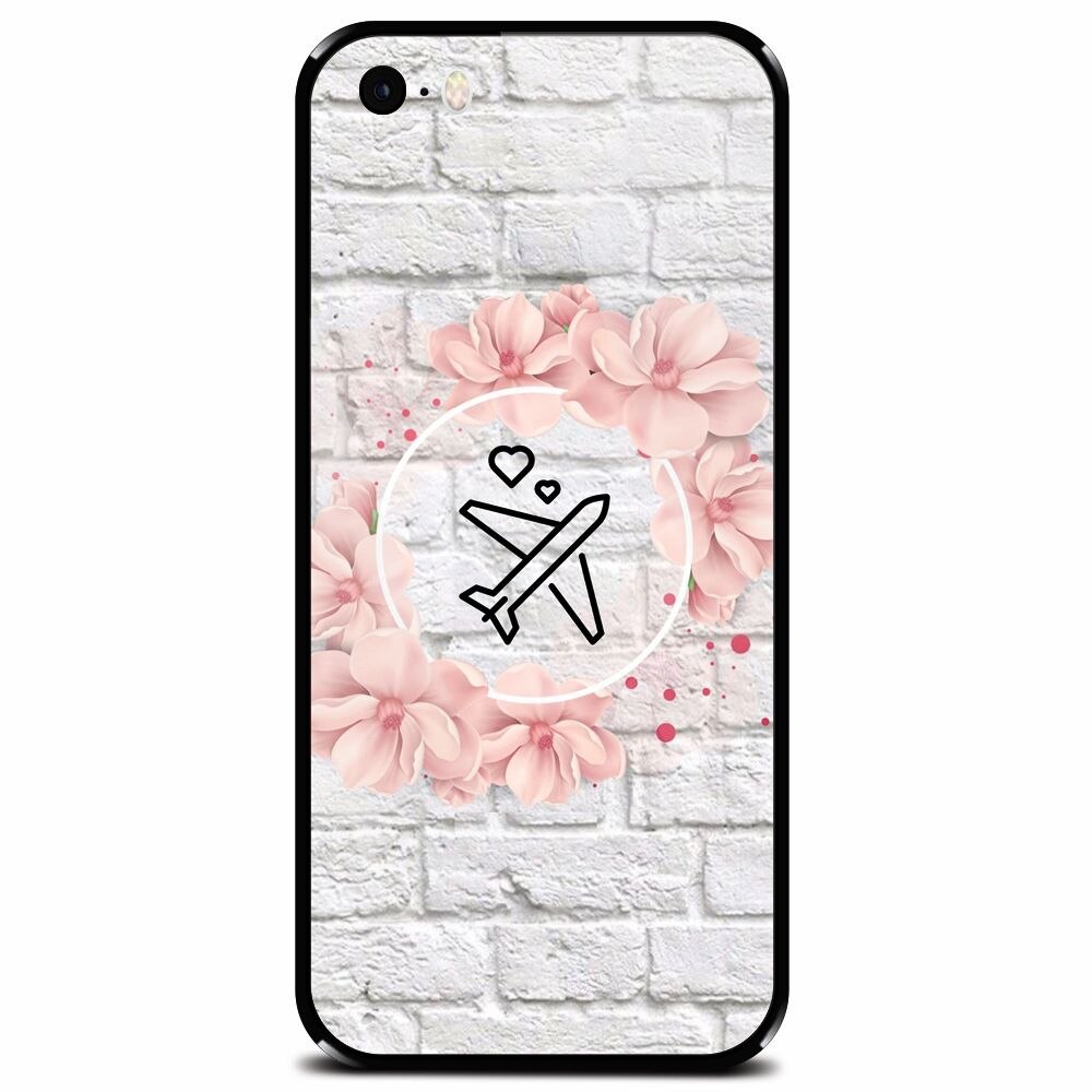 Husa din sticla securizata pentru Apple iPhone 5, Travel Dream