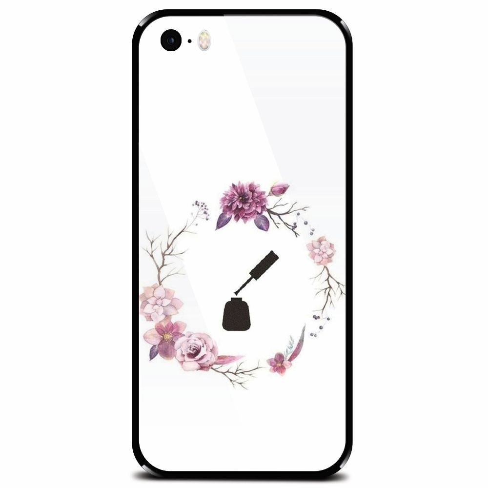 Husa din sticla securizata pentru Apple iPhone 5, Icon Nail