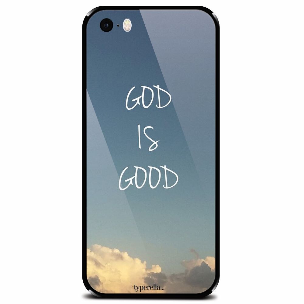 Husa din sticla securizata pentru Apple iPhone 5, Good Is Good