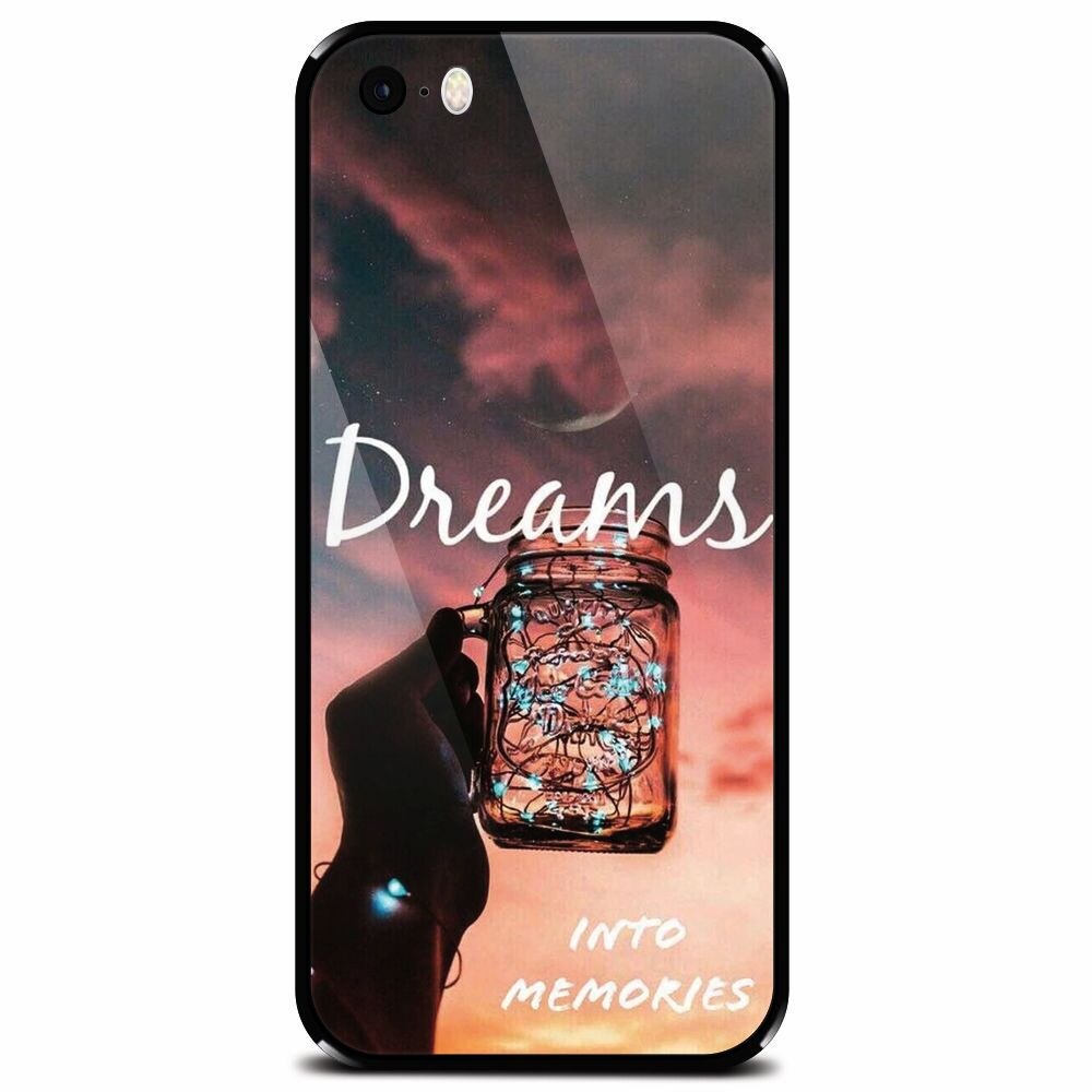 Husa din sticla securizata pentru Apple iPhone 5, Dreams
