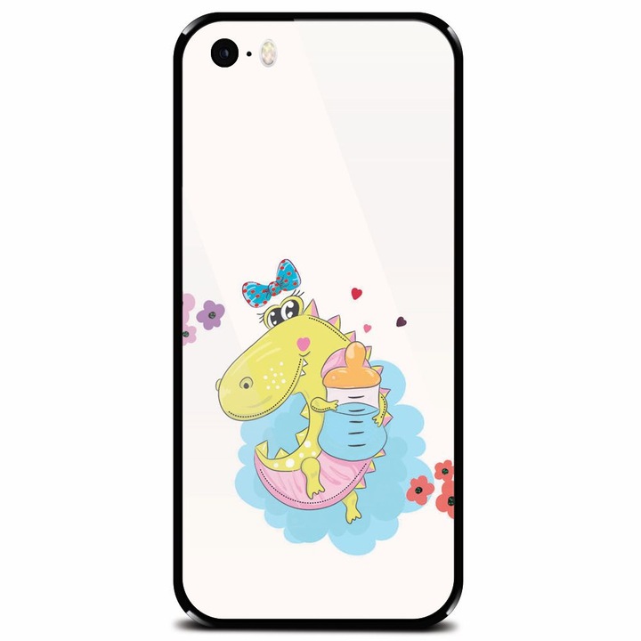 Védett üvegtok Apple iPhone 5, Bebe Crocodil telefonhoz