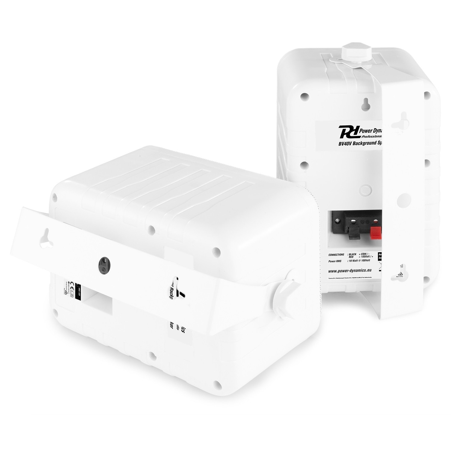 Set de boxe de interior, 100V/8ohm, 10W, 4", alb, Power Dynamics BV40W