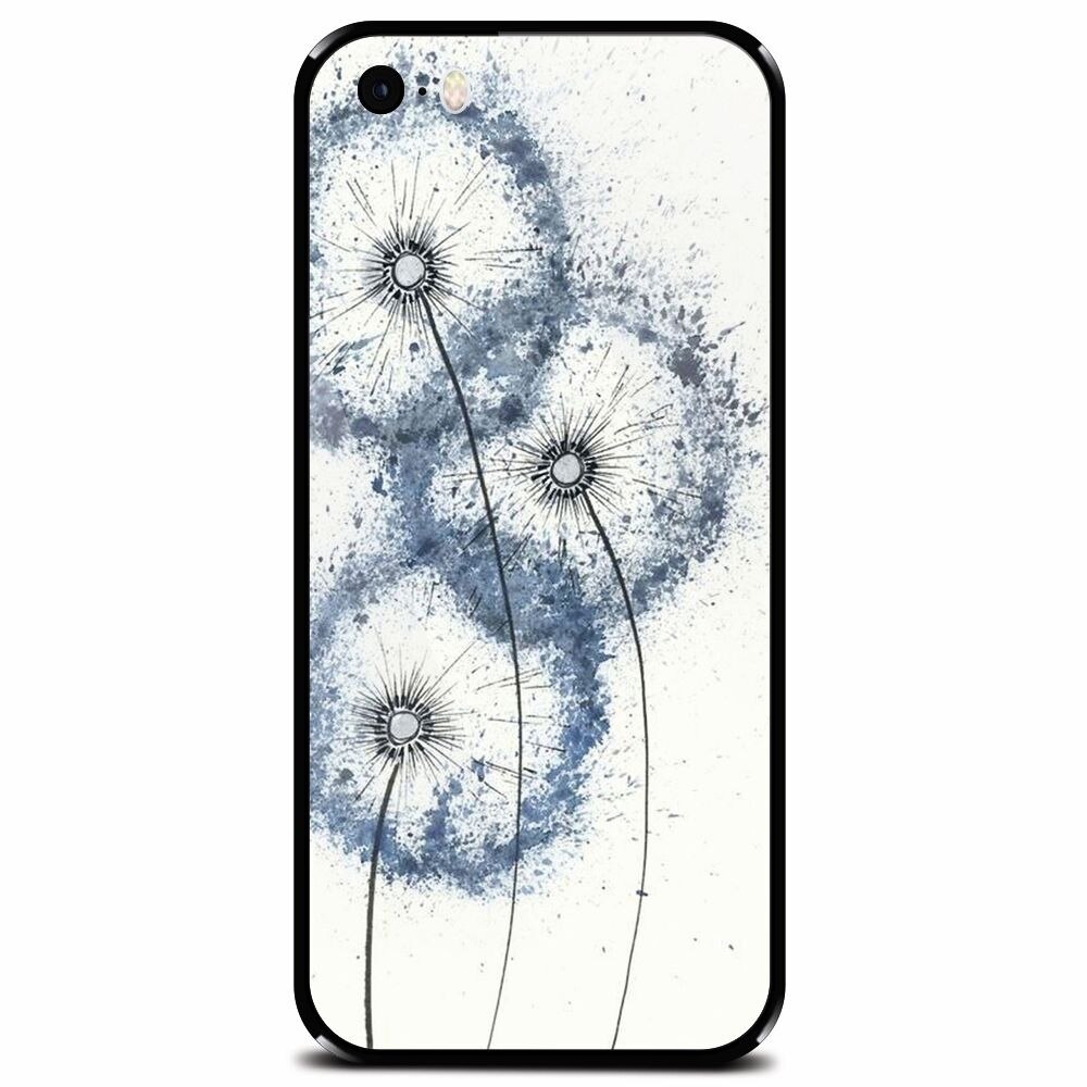 Husa din sticla securizata pentru Apple iPhone 5, Dandelion