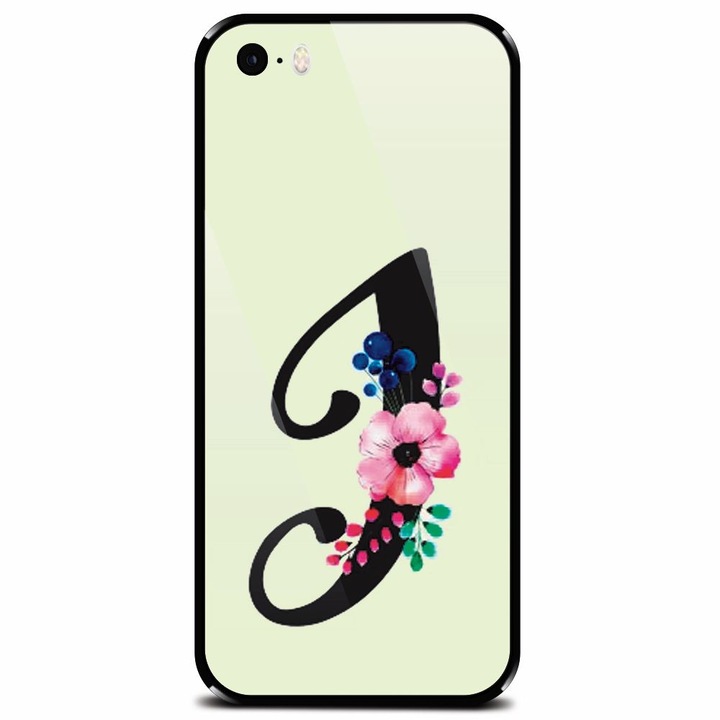 Edzett üvegtok Apple iPhone 5-höz, Letter I