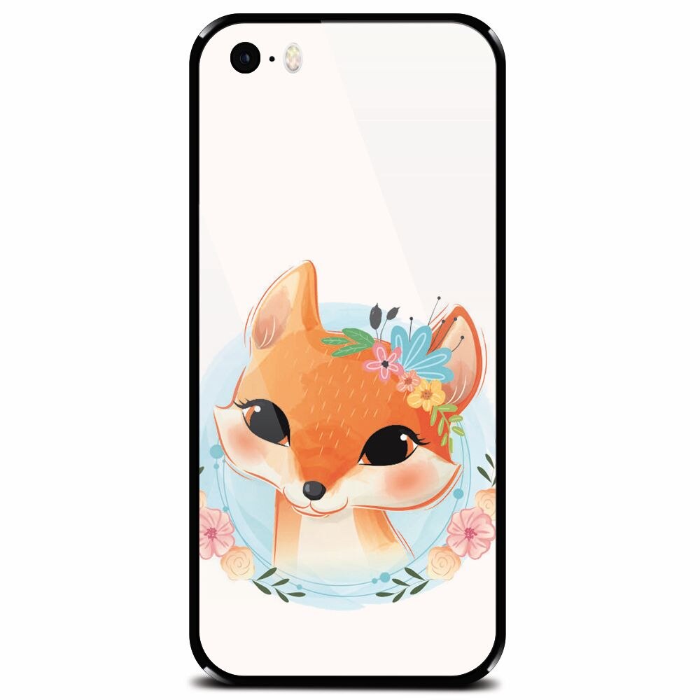 Husa din sticla securizata pentru Apple iPhone 5, Foxy