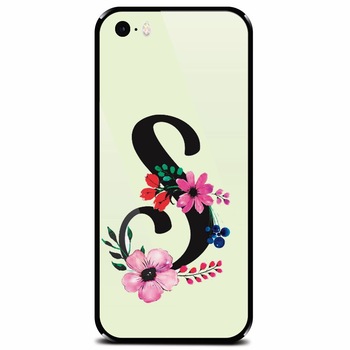 Husa din sticla securizata pentru Apple iPhone 5, Litera S Husa din sticla securizata pentru Apple iPhone 5, Litera S