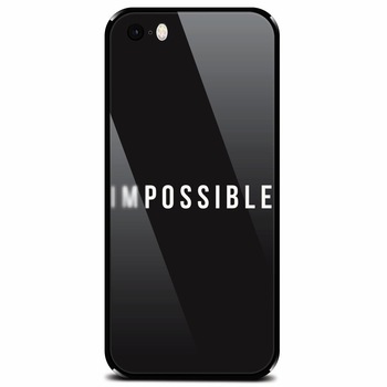 Husa din sticla securizata pentru Apple iPhone 5, Impossible Husa din sticla securizata pentru Apple iPhone 5, Impossible