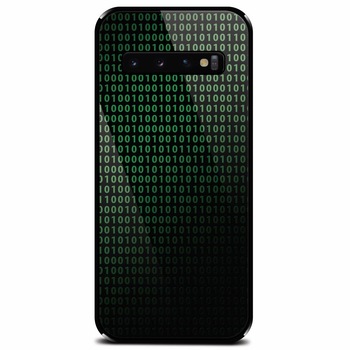 Husa din sticla securizata pentru Samsung Galaxy S10, Binary Code Husa din sticla securizata pentru Samsung Galaxy S10, Binary Code