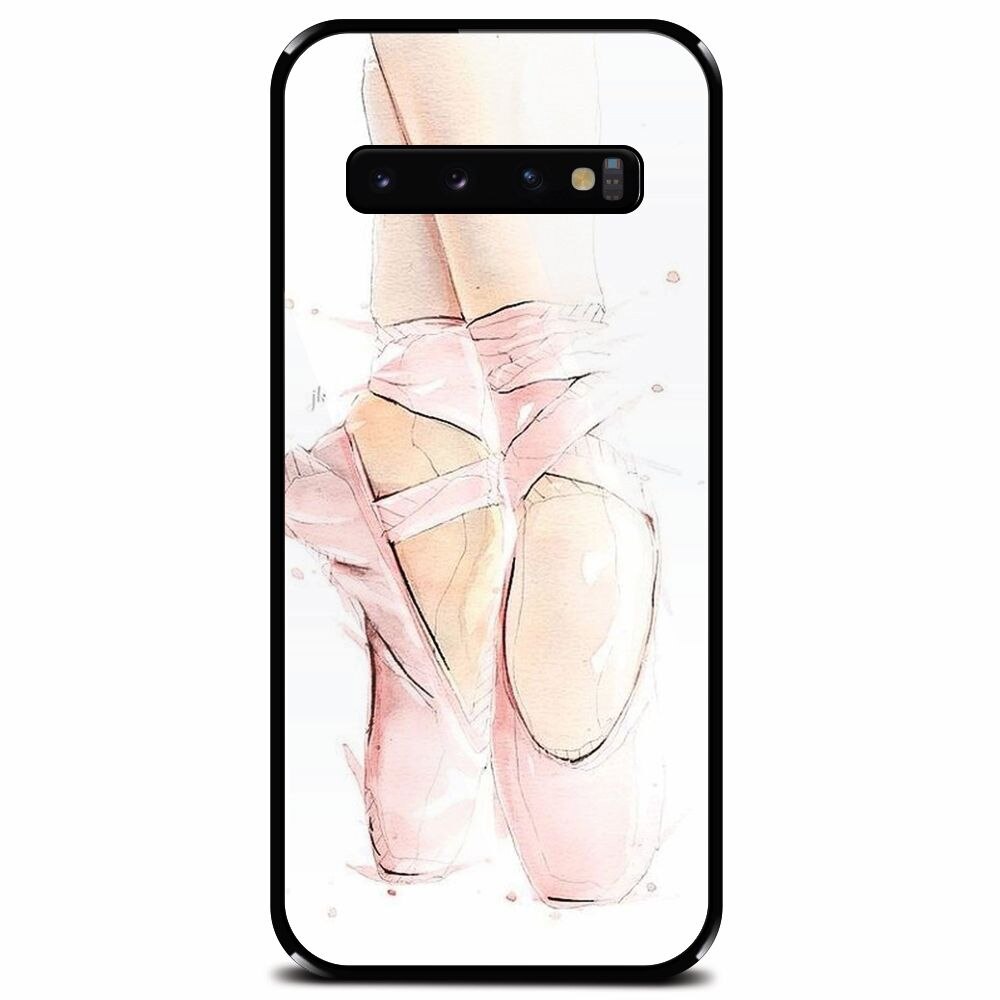 Husa din sticla securizata pentru Samsung Galaxy S10, Balet