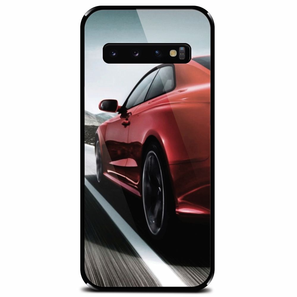 Husa din sticla securizata pentru Samsung Galaxy S10, Car On Road