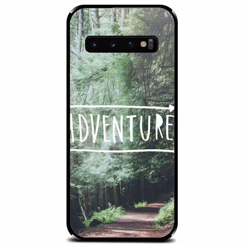 Husa din sticla securizata pentru Samsung Galaxy S10, Adventure Forest Path