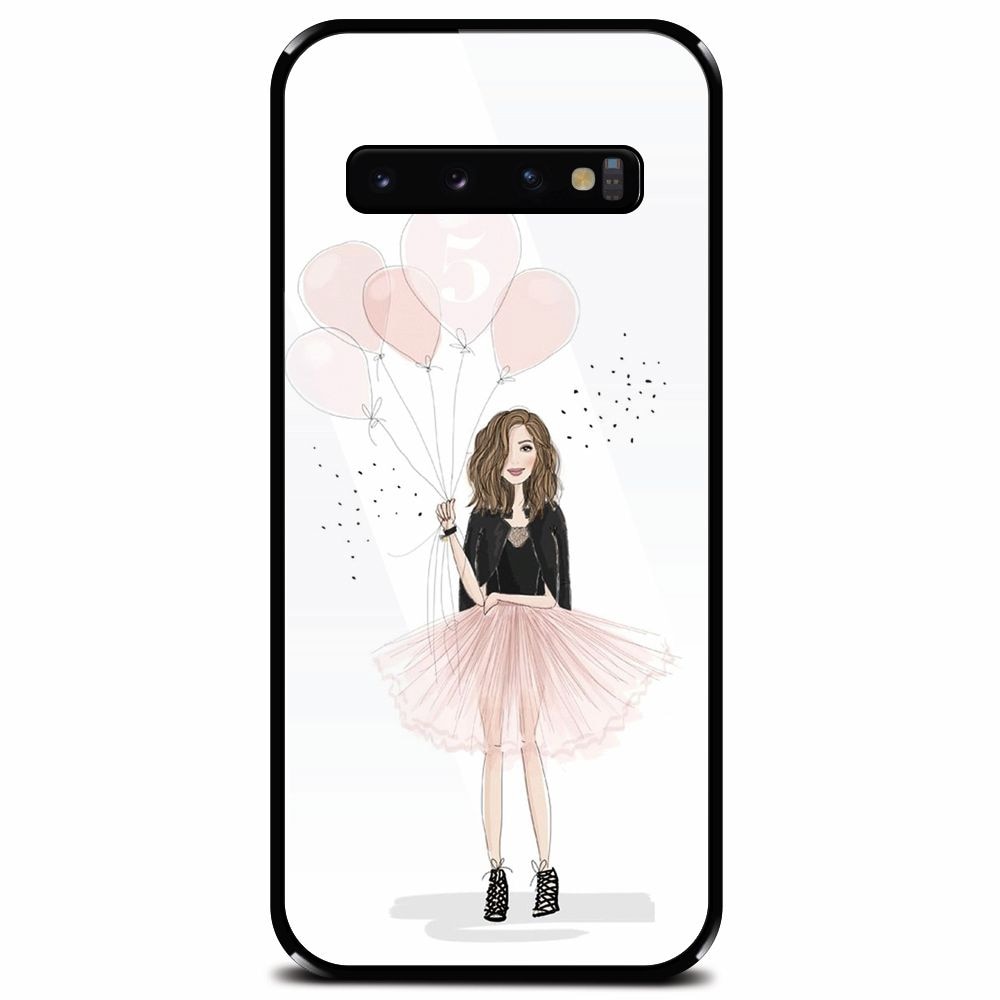 Husa din sticla securizata pentru Samsung Galaxy S10 Plus, Happy Aniversary