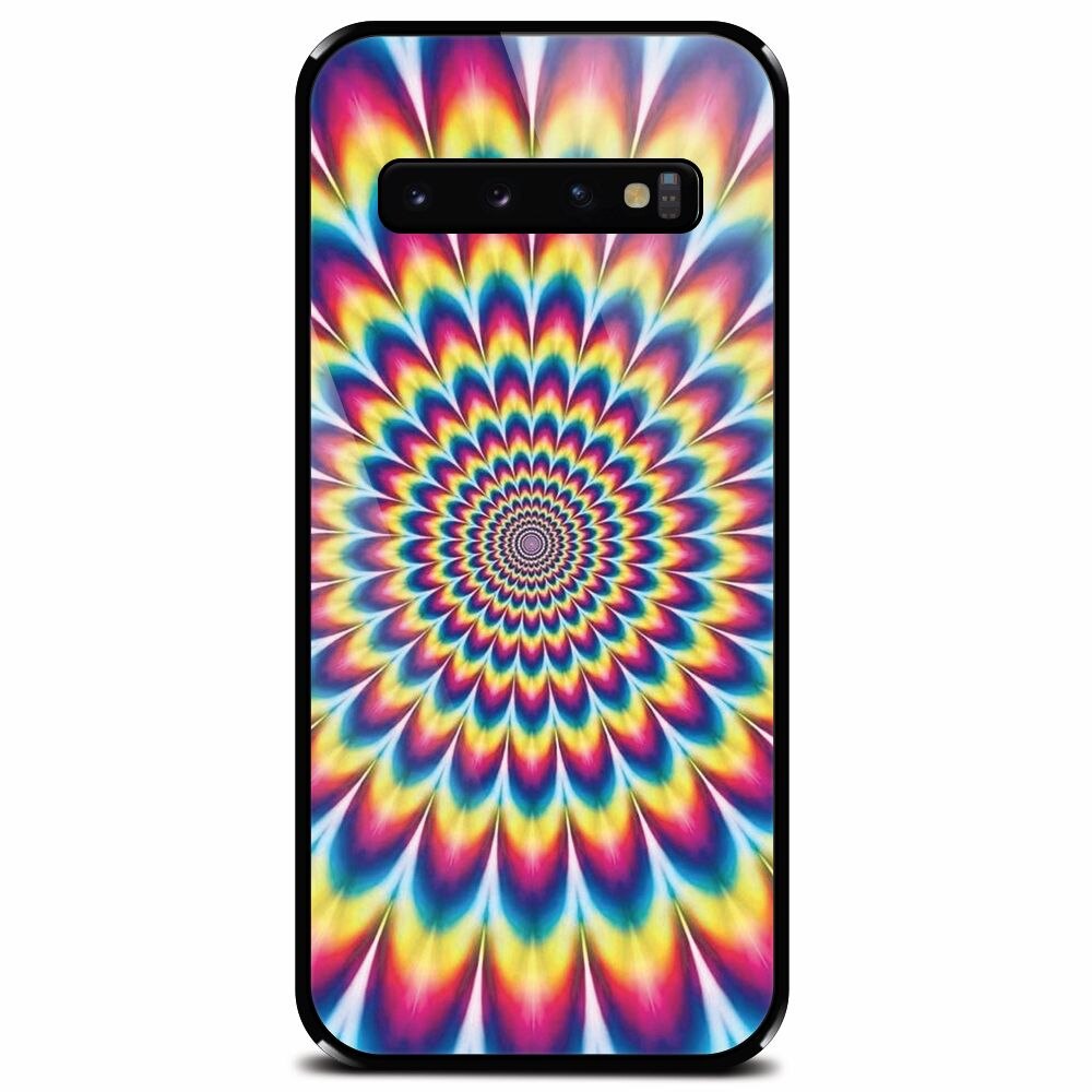 Husa din sticla securizata pentru Samsung Galaxy S10 Plus, Hurts My Eyes