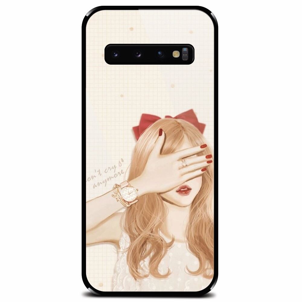Husa din sticla securizata pentru Samsung Galaxy S10 Plus, Dont Cry Anymore
