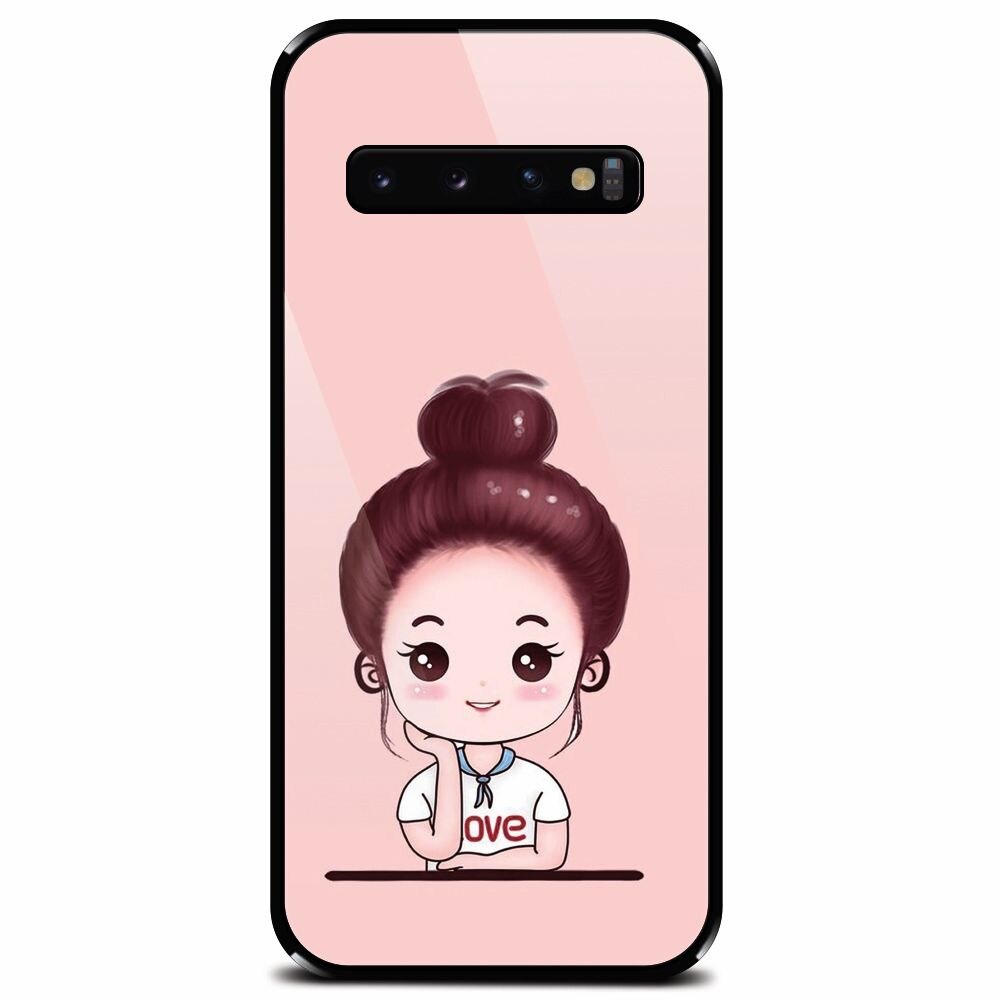 Husa din sticla securizata pentru Samsung Galaxy S10, Animasi