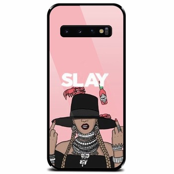 Husa din sticla securizata pentru Samsung Galaxy S10 Plus, Slay Husa din sticla securizata pentru Samsung Galaxy S10 Plus, Slay