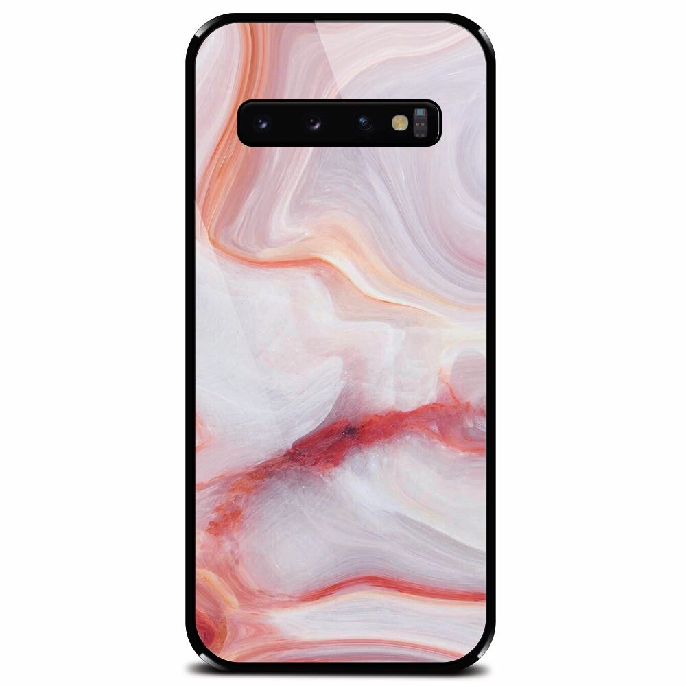 Husa din sticla securizata pentru Samsung Galaxy S10 Plus, Abstract 102