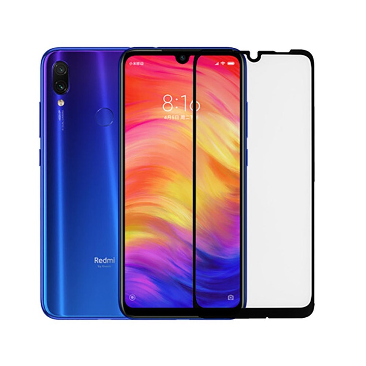 Protector de sticla, Smart Glass, pentru Xiaomi Redmi 7, Negru