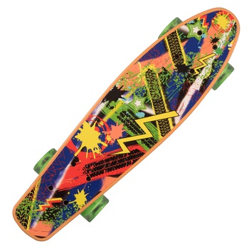 Penny Board Landsurfer cu roti luminoase, 56 cm, ABEC-7, PU, Aluminium, 90 KG Splash Penny Board Landsurfer cu roti luminoase, 56 cm, ABEC-7, PU, Aluminium, 90 KG Splash