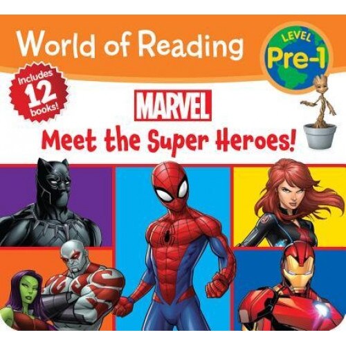 World of Reading Marvel Meet the Super Heroes! (Pre-Level 1 Boxed Set), Marvel Press Book Group (Author)