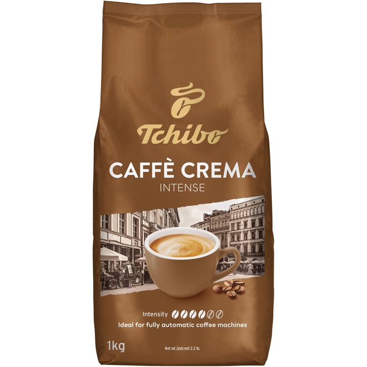 Cafea boabe Tchibo Café Crema Intense, 1 Kg.