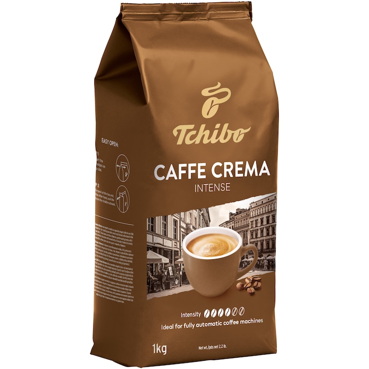 Cafea boabe Tchibo Café Crema Intense, 1 Kg.