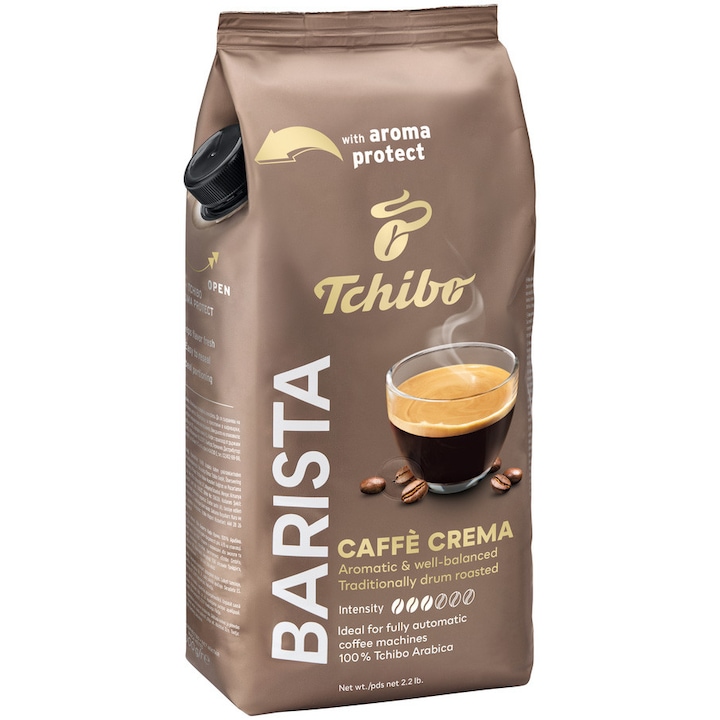 Cafea boabe, Tchibo Barista Caffe Crema, 1 kg