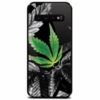 husa din sticla securizata pentru samsung galaxy s10 trippy pot leaf green imagen 14_0_
0