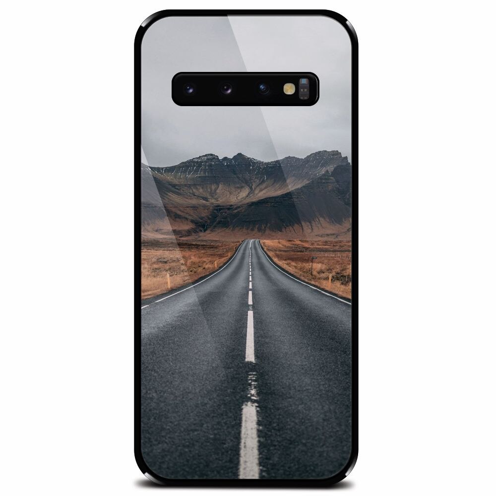 Husa din sticla securizata pentru Samsung Galaxy S10 Plus, Adventure