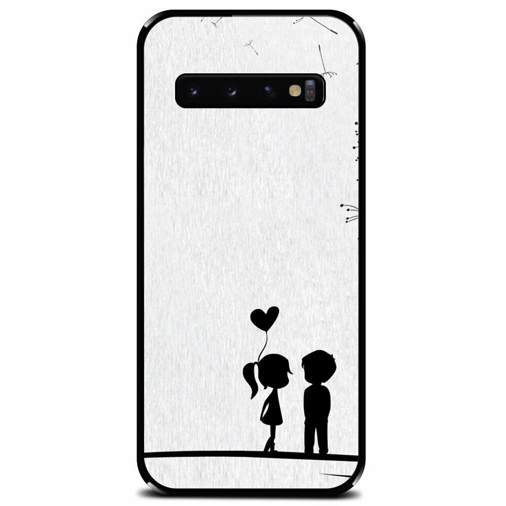 Husa din sticla securizata pentru Samsung Galaxy S10 Plus, In Love