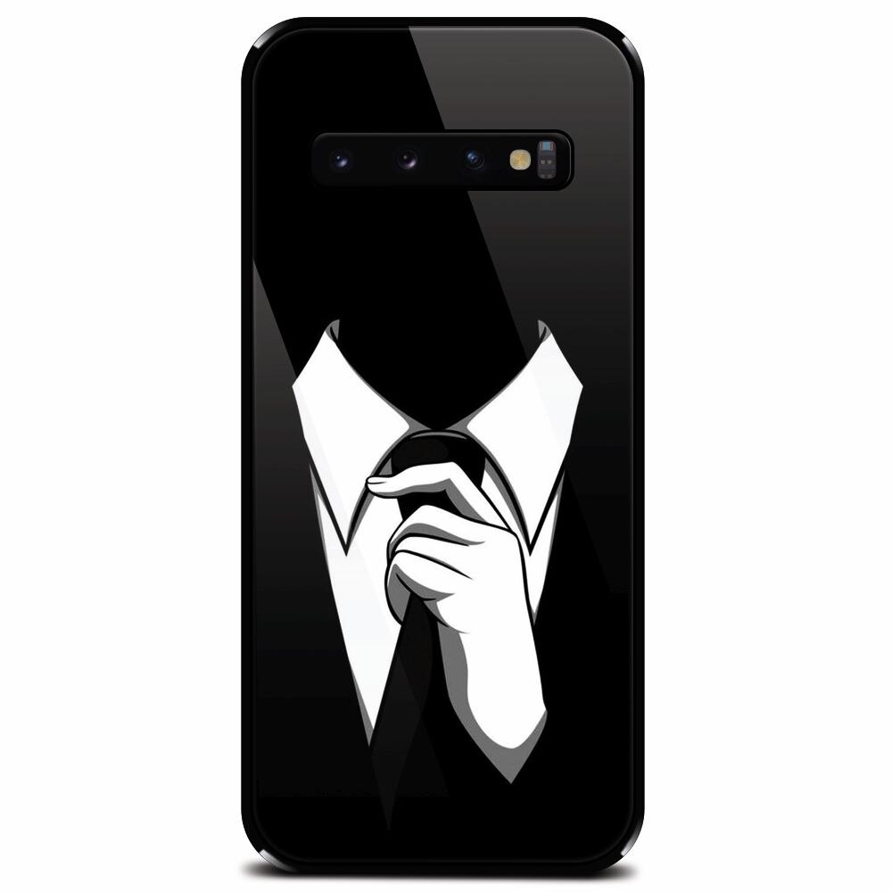 Husa din sticla securizata pentru Samsung Galaxy S10, Suit