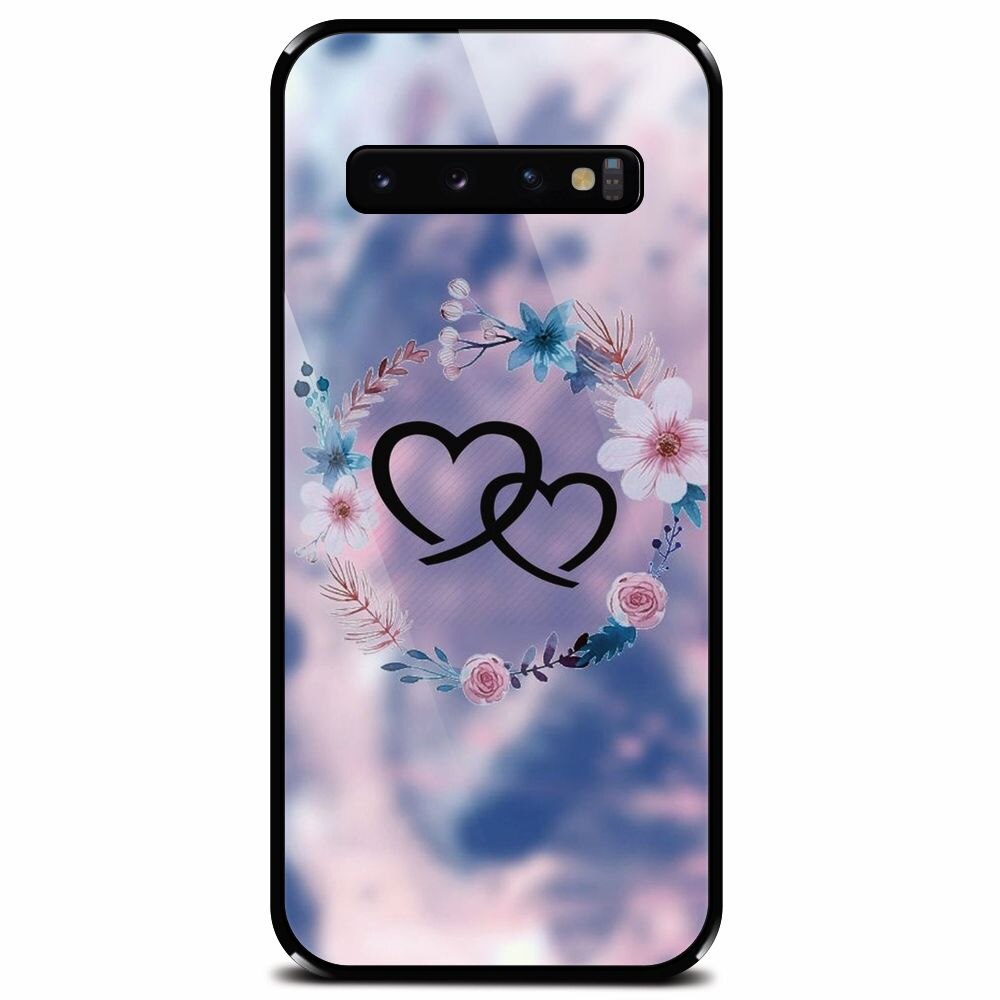 Husa din sticla securizata pentru Samsung Galaxy S10, Love 002