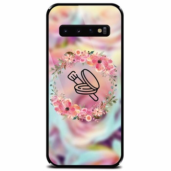 Husa din sticla securizata pentru Samsung Galaxy S10 Plus, Make Up Expert Husa din sticla securizata pentru Samsung Galaxy S10 Plus, Make Up Expert