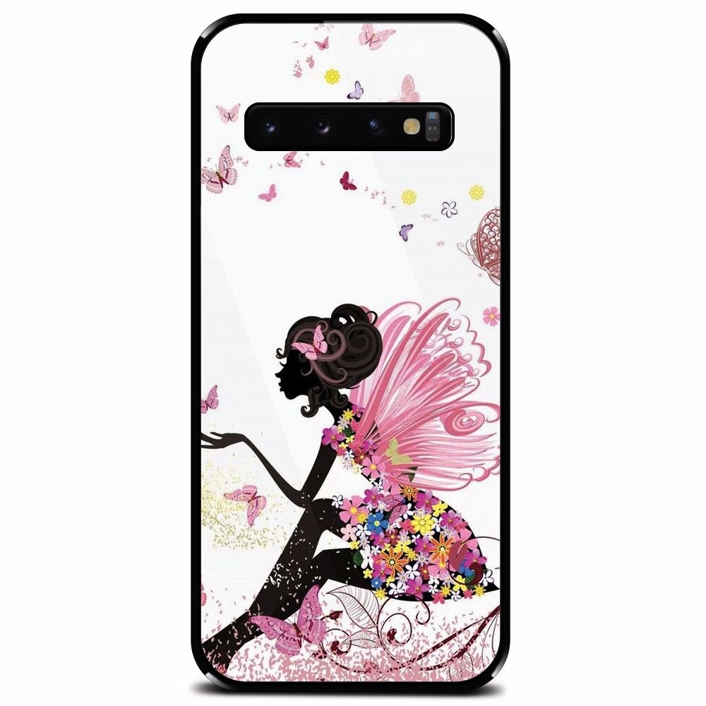Husa din sticla securizata pentru Samsung Galaxy S10, Fairy 101
