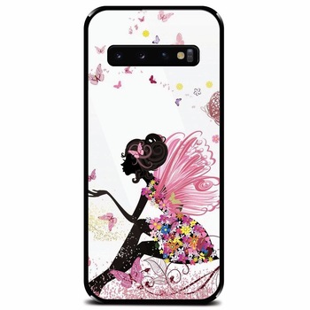 Husa din sticla securizata pentru Samsung Galaxy S10 Plus, Fairy 101 Husa din sticla securizata pentru Samsung Galaxy S10 Plus, Fairy 101