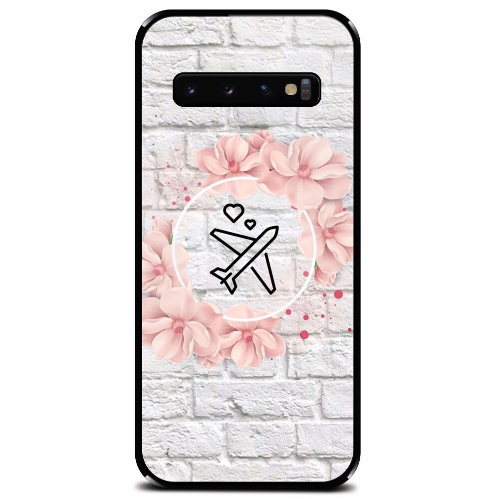 Husa din sticla securizata pentru Samsung Galaxy S10 Plus, Travel Dream