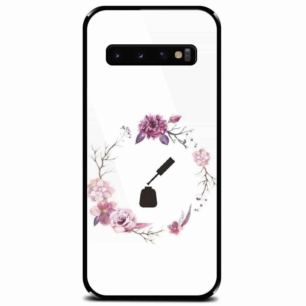 Husa din sticla securizata pentru Samsung Galaxy S10, Icon Nail
