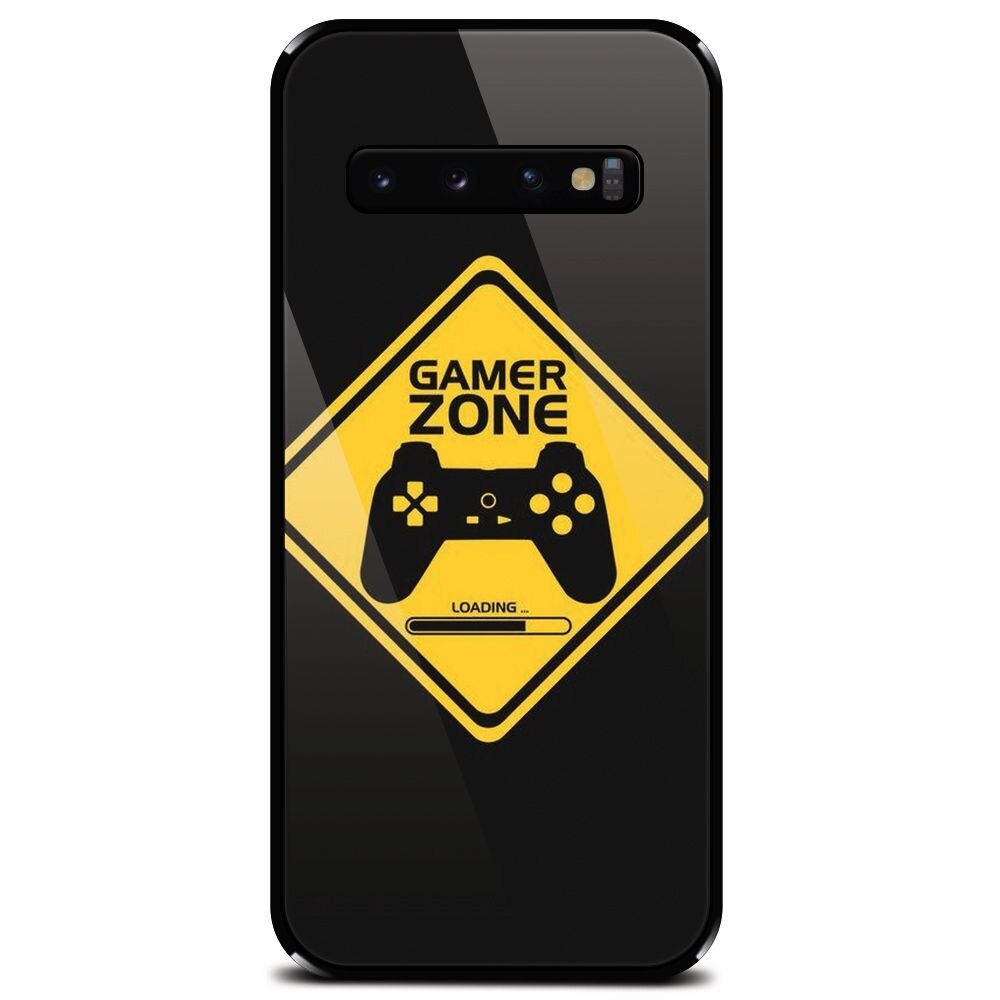 Husa din sticla securizata pentru Samsung Galaxy S10, Gamer Zone
